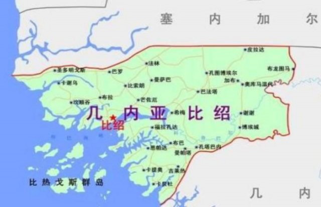 几内亚比绍地图与风光