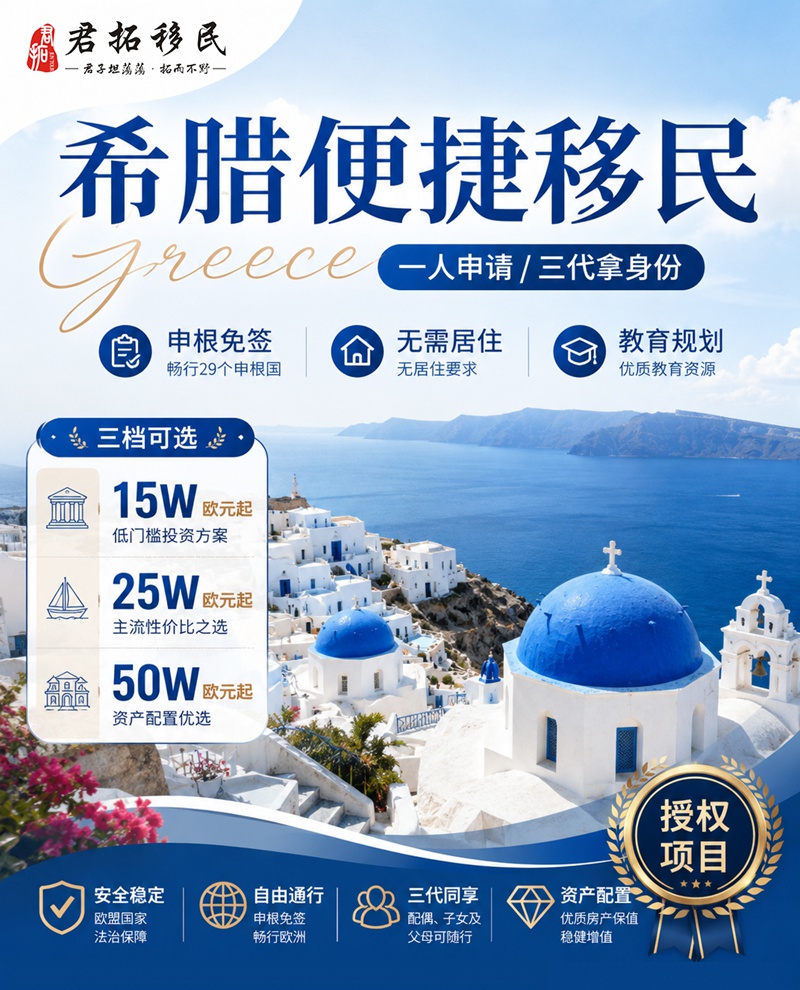 拿下希腊永居绿卡 拿下希腊永居绿卡