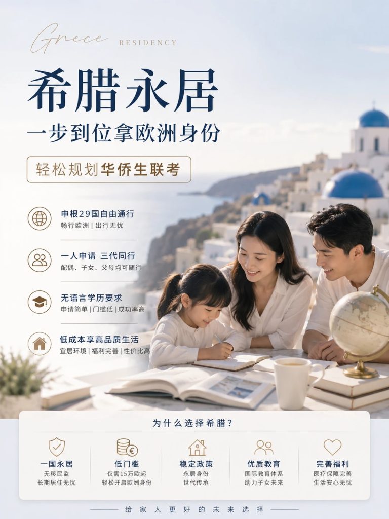 布局希腊身份，真实目的不是为了“移民”