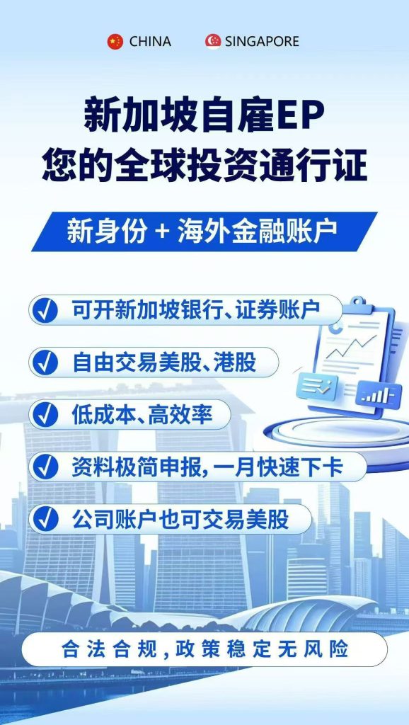 新加坡自雇EP就业准证及家属DP准证 (4) 新加坡自雇EP就业准证及家属DP准证 (4)