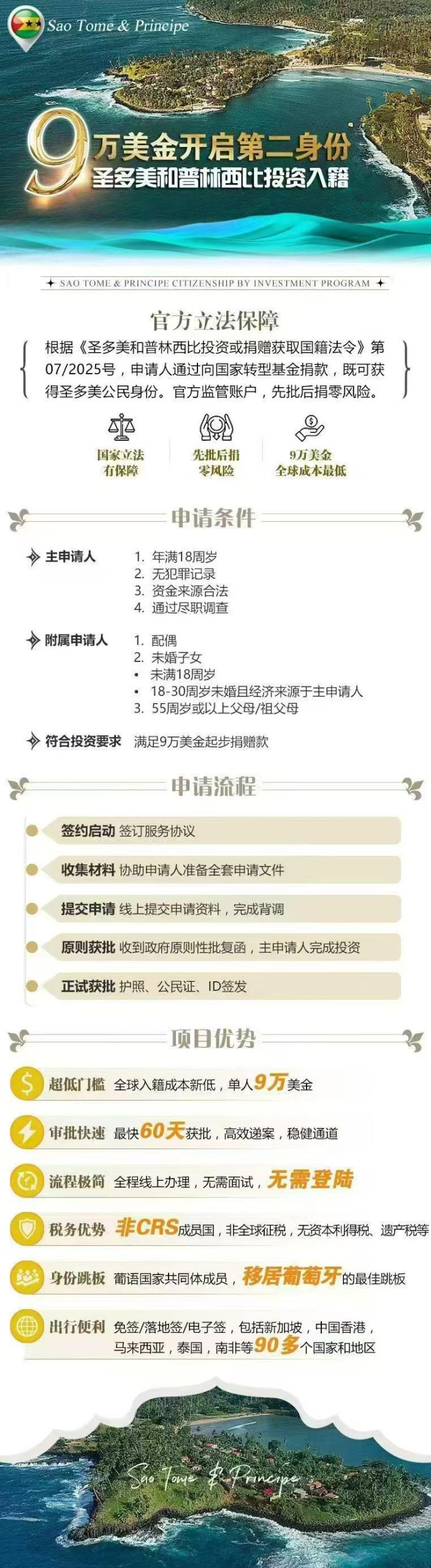 圣多美投资入籍2