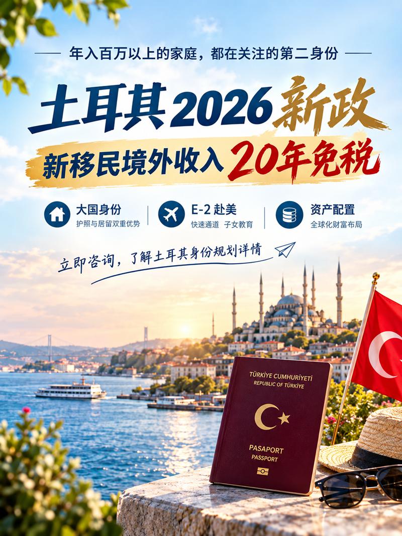 土耳其护照2026新政深度解析｜40万美元购房入籍与税务规划指南